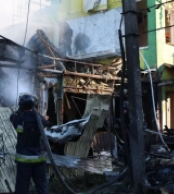 Наслідки ворожого удару по місту Вільнянськ Запорізької області ліквідовано