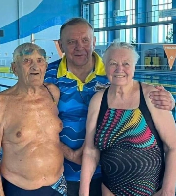 100-річний плавець з Миколаївщини встановив три світові рекорди!