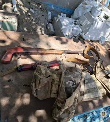 Житель Одеської області привіз із зони бойових дій бойові припаси та зброю