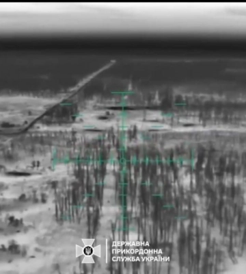 Пограничники дронами уничтожили позиции ВС РФ в Серебрянском лесу