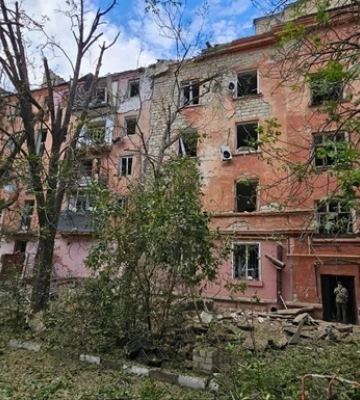 Росіяни обстріляли Херсон: п&#039;ятеро постраждалих
