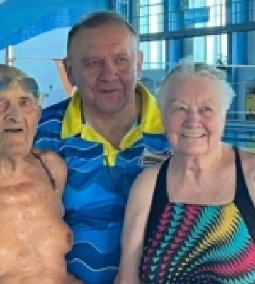 100 річний житель Миколаївщини встановив новий світовий рекорд з плавання
