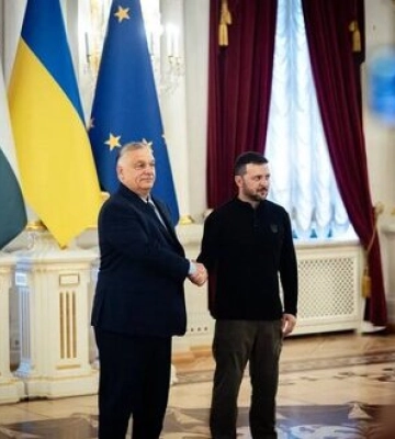 Зеленський зустрівся із Орбаном у Києві. ФОТО