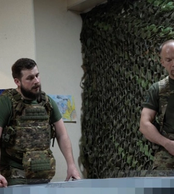 Сирський відвідав на Донеччині бійців бригади Лють