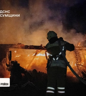 На Роменщині вогнеборці врятували житловий будинок
