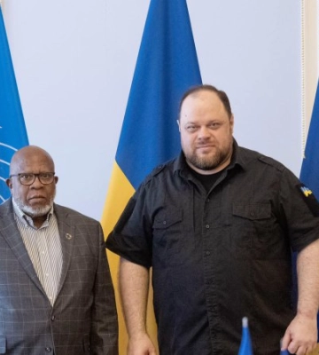 У Києві голова Генасамблеї ООН говорив із Стефанчуком про ядерну та продовольчу безпеку
