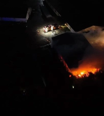 У Лищі горіло фермерське господарство (фото, відео)