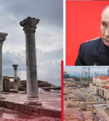 У тимчасово окупованому Криму росія викрала артефакти та повністю знищила автентичну пам’ятку світового значення — античний Херсонес
