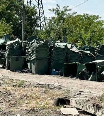 У Дніпрі за два з половиною роки зіпсовано понад 4 тисячі сміттєвих баків