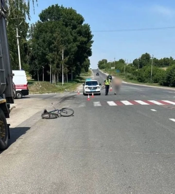В Киевской области велосипедист погиб в ДТП