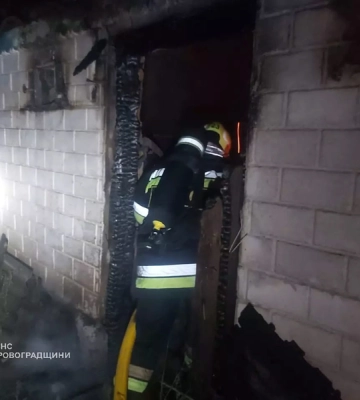 У пожежі загинув чоловік з Кропивницького району
