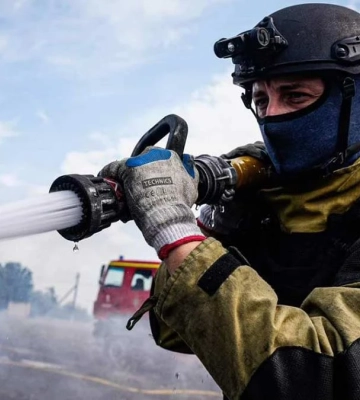 Через російські обстріли на Херсонщині виникло понад 25 пожеж