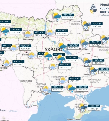 Погода на 5 липня в Україні: спекотно, але завітають дощі з грозами
