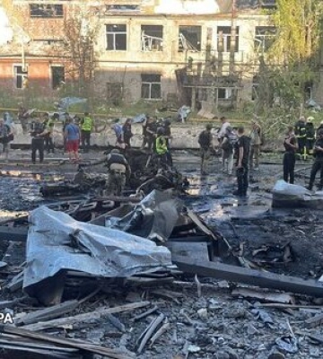 Російська авіація завдала удар по території “Нової пошти” в Харкові — подробиці