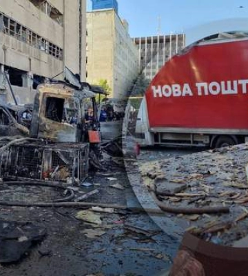 Меня аж отбросило: пострадавшие в Харькове описали страшный удар по терминалу &quot;Новой почты&quot;