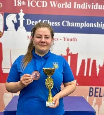 Харків&#039;янка з порушеннями слуху здобула медаль на чемпіонаті світу з шахів
