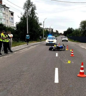 У Сарнах мотоцикліст збив 8-річного хлопчика