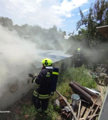 Під час пожежі на Кіровоградщині травмувалася 48-річна жінка