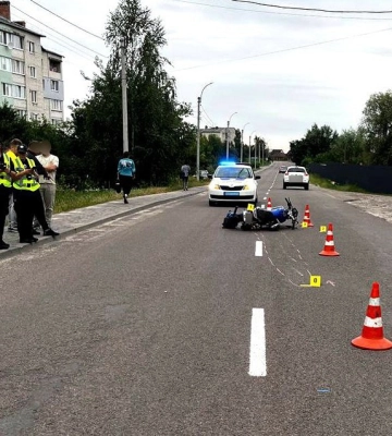 У Сарнах мотоцикліст збив 8-річного хлопчика