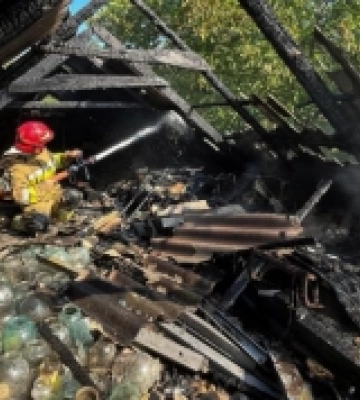На Миколаївщині у Новій Одесі горів житловий будинок
