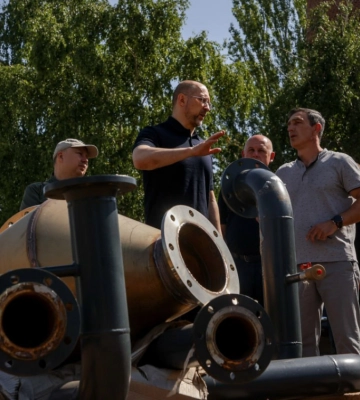 Шмигаль після критики Зеленського приїхав на Донеччину: перевірив реконструкцію об&#039;єкта теплової генерації