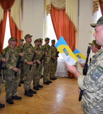У Луцьку прикордонники-новобранці склали присягу 