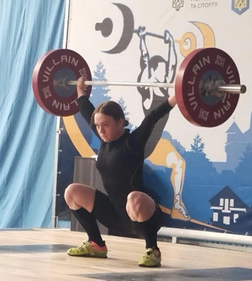 Волинянка здобула три золота на чемпіонаті України з важкої атлетики