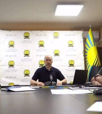 Шмигаль провел заседание правительства в Донецкой области