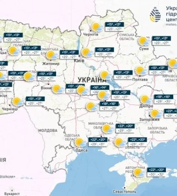 Спека в Україні подекуди трохи спаде, а опадів не буде: прогноз погоди на 6 липня у Дніпрі