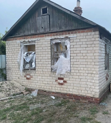 Обстріл Слов&#039;янська: пошкоджено будинки та поранено мирного жителя