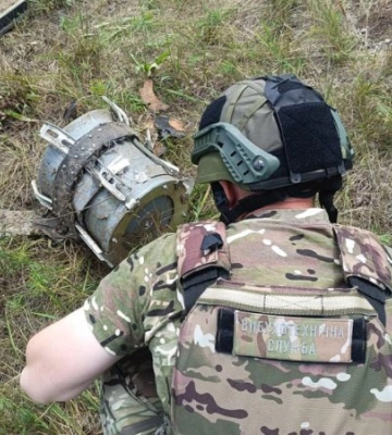 На Чернігівщині знешкодили бойову частину &quot;шахеда&quot;, яка не здетонувала