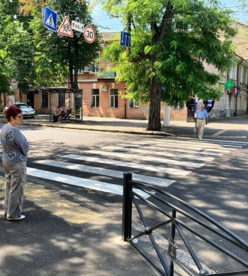 В Одесі оновлюють розмітку на пішохідних переходах, - ФОТО