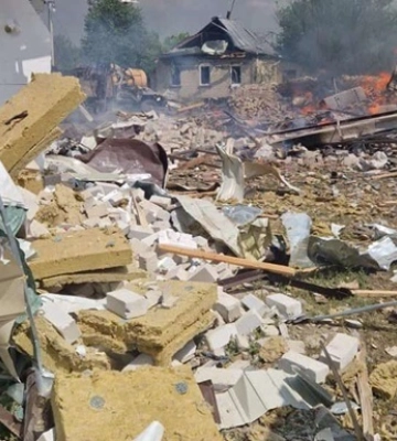На Харківщині внаслідок обстрілу села Одноробівка загинув чоловік