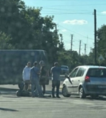 Аварія за участю мотоцикліста на перехресті в Луцьку: хто кого не пропустив