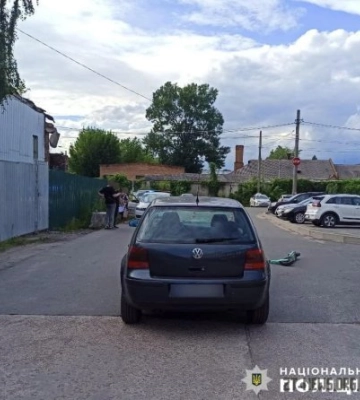 У Житомирі внаслідок ДТП постраждав неповнолітній водій самоката: поліція встановлює деталі аварії