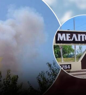 Было три прилета: в оккупированном Мелитополе горит аэродром