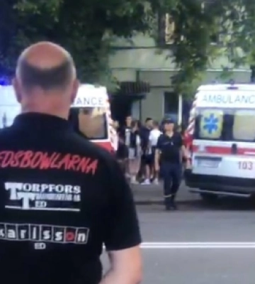 У Луцьку в людей кинули гранату з невідомого авто (відео)