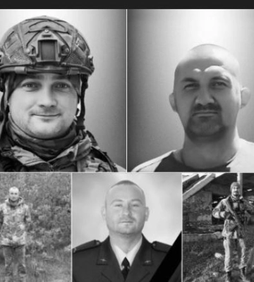 Львівщина віддасть шану п'ятьом полеглим захисникам