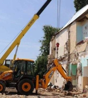 Почалась відбудова зруйнованого корпусу ліцею №60 у Миколаєві