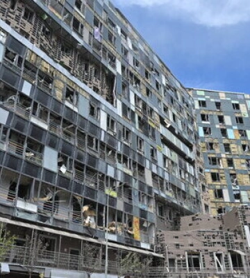 Дитяча лікарня &quot;Охматдит&quot; після російської атаки. ВІДЕО+ФОТОрепортаж