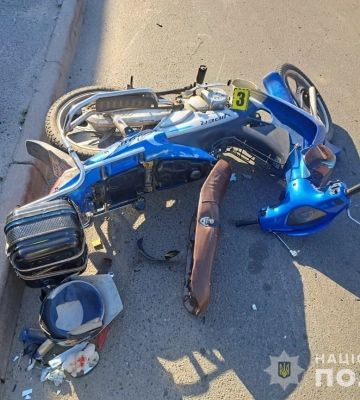У Ромнах мопедист зіткнувся із “Хондою”