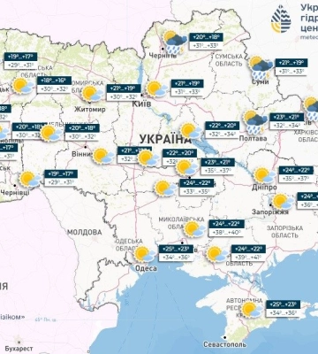 Україна наближається до температурного рекорду: якою буде погода у Дніпрі 10 липня та коли послабиться спека