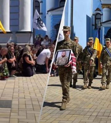 У Києві попрощалися з Володимиром Сергієвським на позивний "Ірландець"