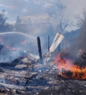 У трьох громадах Баштанщини сталися пожежі