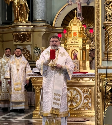 В Івано-Франківську Блаженніший Святослав провів Божественну Літургію: фоторепортаж