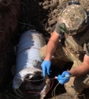 На Кіровоградщині поліцейські вибухотехніки знищили бойову частину ворожої авіаційної ракети
