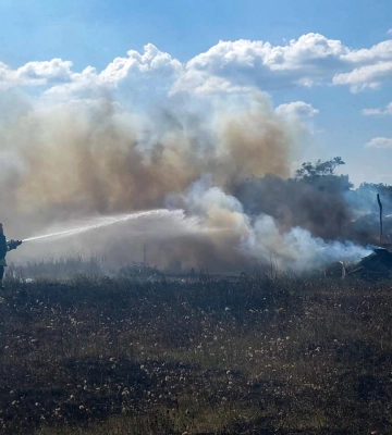 На Черкащині гасили пожежі, які виникли через необережне куріння (ФОТО)