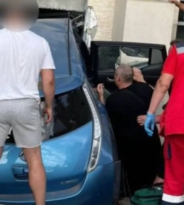 Електрокар у Вінниці влетів у напівпідвал