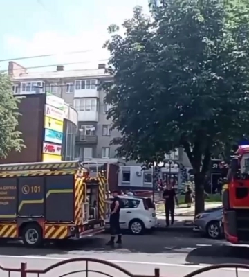 Як вогнеборці долали пожежу на фермі під Луцьком (відео)