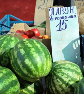 На ринках Херсона розпочався продаж кавунів: скільки коштує ягода